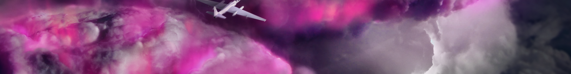 Lampi gamma sopra le nuvole